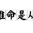 唯命是從