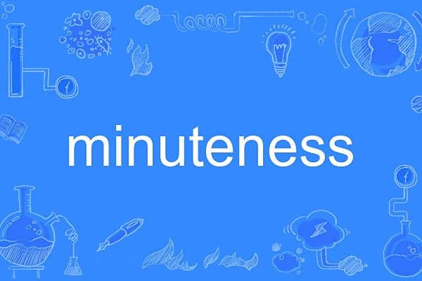 minuteness minuteness