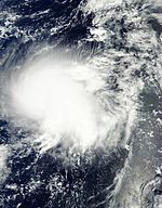 熱帶風暴瑪莉婭 衛星雲圖