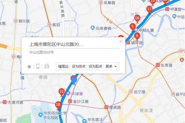 中山北路3068號 中山北路3068號