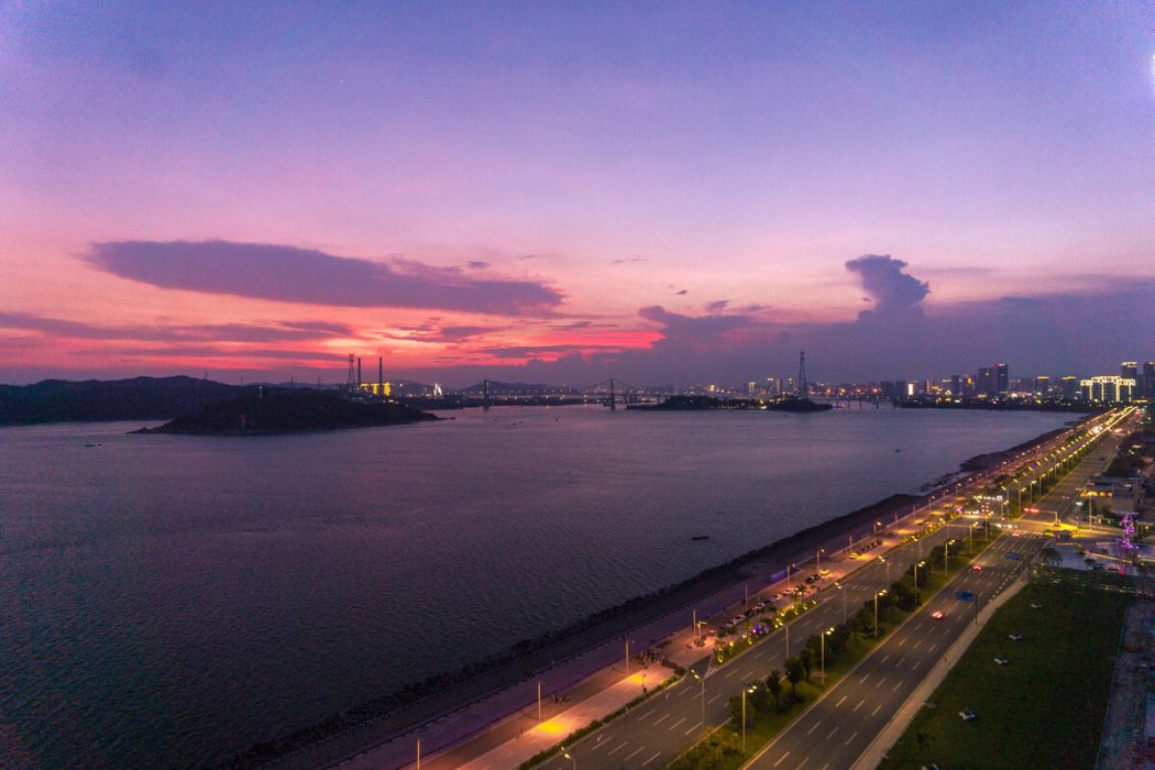 海灣夕照 海灣夕照