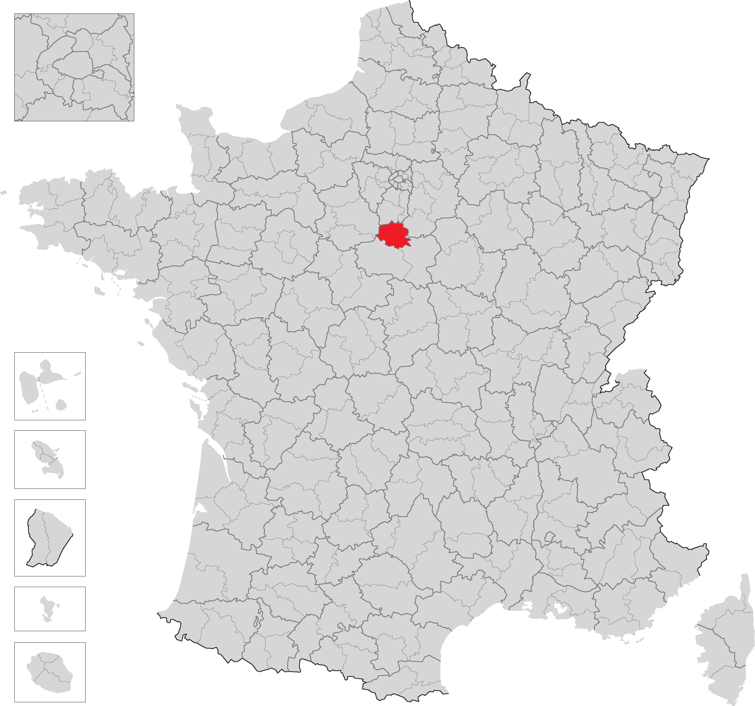 皮蒂維耶地區在法國的位置