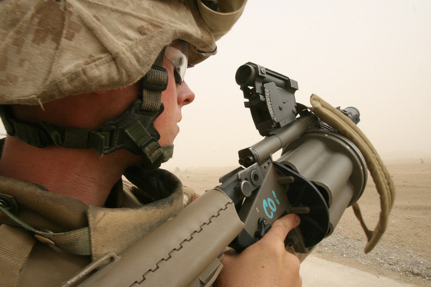 伊拉克戰場上的MGL140