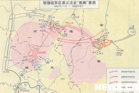 中央蘇區第三次反圍剿地圖