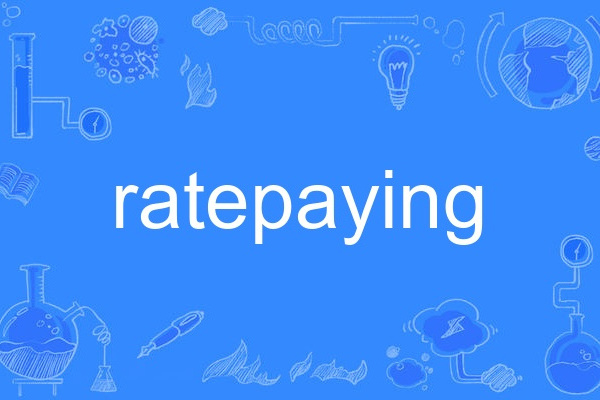 ratepaying ratepaying