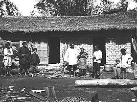 1897年台灣北部的巴賽族人(圭武卒社)。