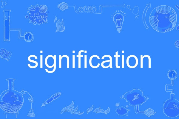 signification signification