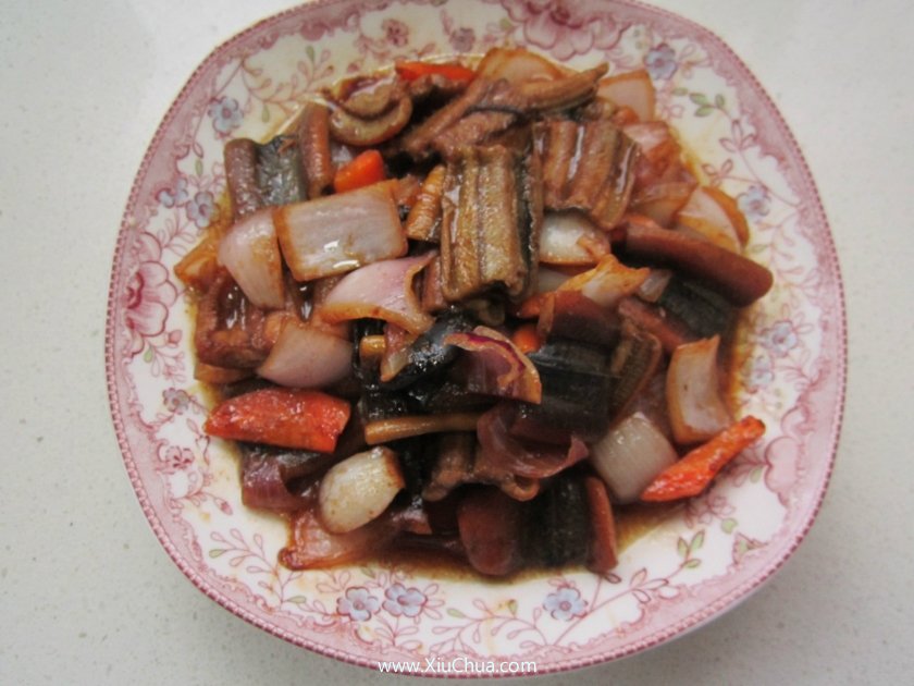 胡蘿蔔露筍煮鱔魚