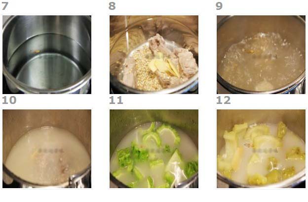 薏米苦瓜湯（步驟7-12）