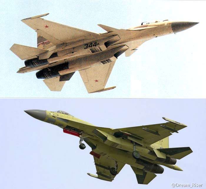 蘇-35驗證型與量產型的區別