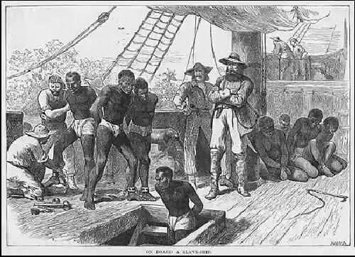 戰後 有大量戰俘被送上了黑奴貿易船