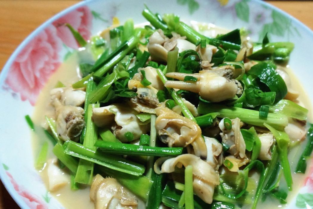 大蒜炒蟶子 大蒜炒蟶子