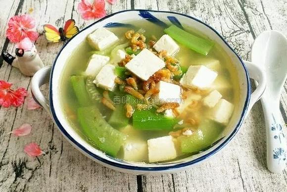 海米白菜豆腐湯