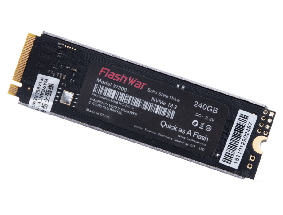 Flash War W300 NVMe M.2(240GB) Flash War W300 NVMe M.2(240GB)