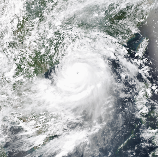 超強颱風威馬遜 衛星雲圖
