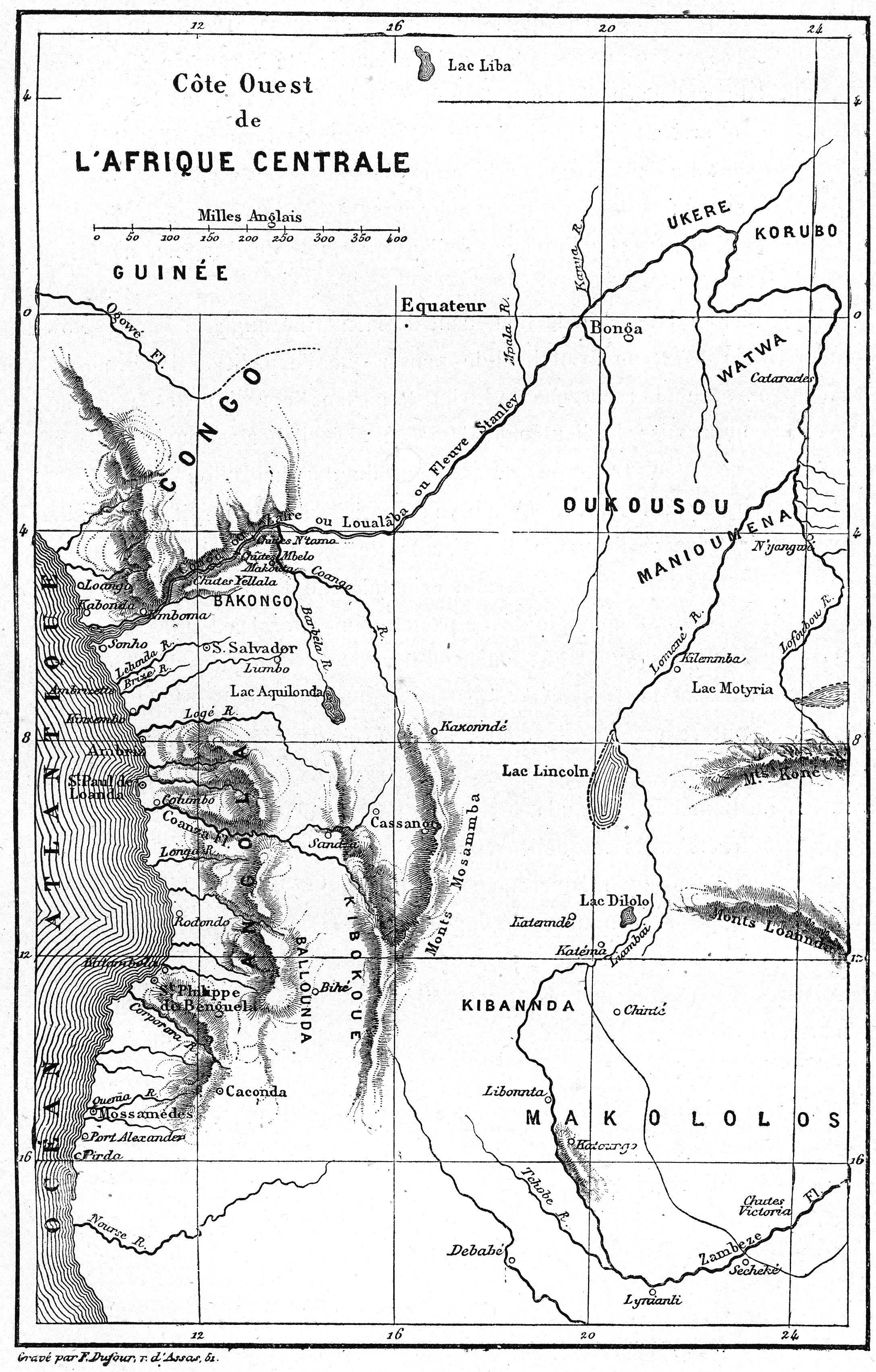 小說原版地圖：非洲海岸