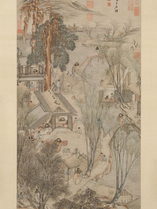 歲朝村慶圖 歲朝村慶圖
