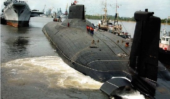 俄羅斯颱風級核潛艇