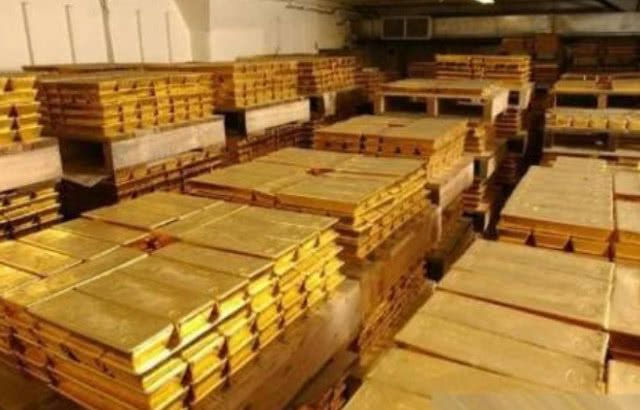 全球前十大黃金儲備國