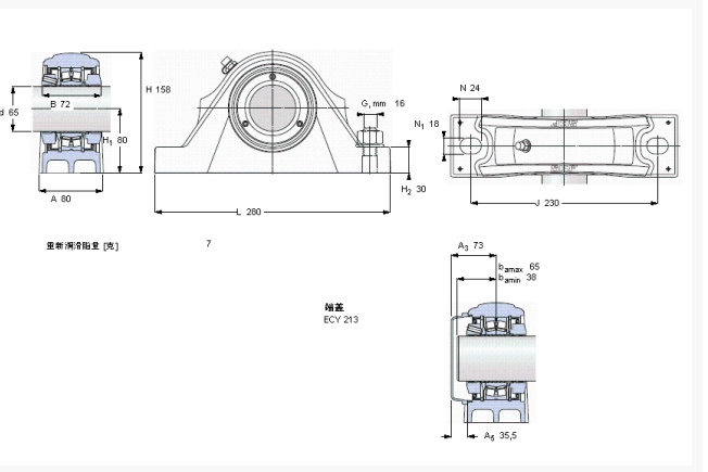 SKF SYNT65F軸承 SKF SYNT65F軸承