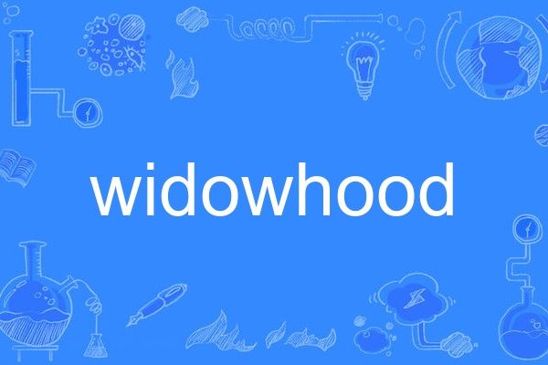 widowhood widowhood
