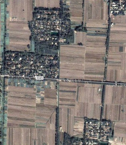 韓莊村衛星地圖
