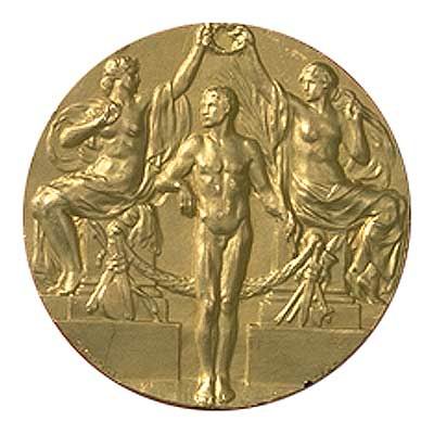1912年斯德哥爾摩第五屆夏季奧運會獎牌正面