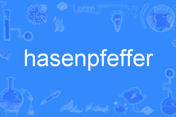 hasenpfeffer hasenpfeffer