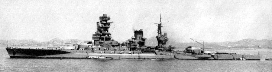 現代化改造之後的長門號戰列艦