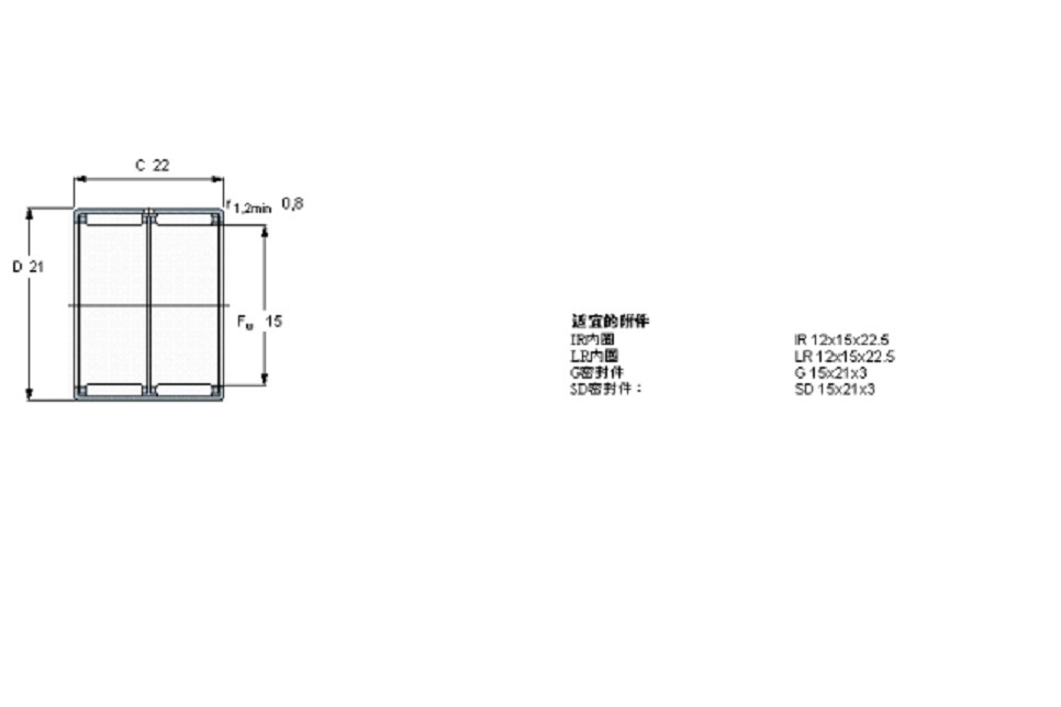 SKF HK1522軸承 SKF HK1522軸承