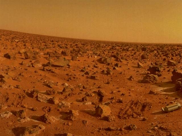 真實的火星地表景觀