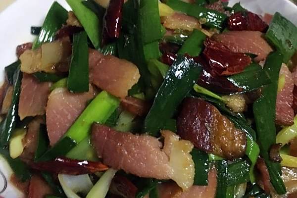 臘肉炒什蔬 臘肉炒什蔬