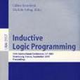 Inductive Logic Programming 歸納邏輯編程 Inductive Logic Programming 歸納邏輯編程