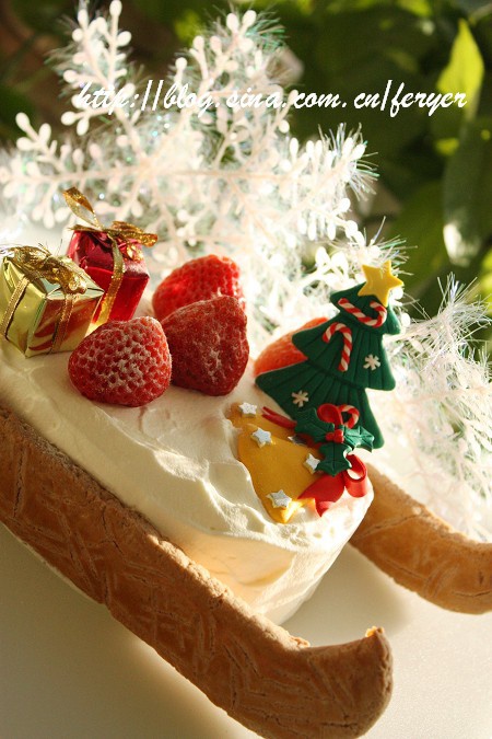 聖誕雪橇蛋糕