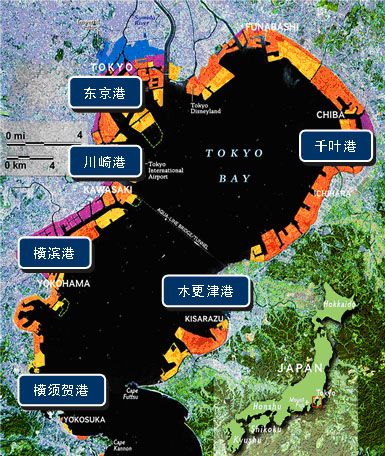 發達的東京灣