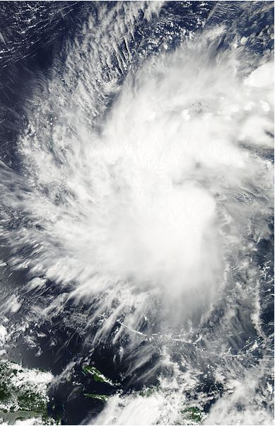熱帶風暴琵琶 衛星雲圖