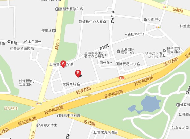 上海世貿商城地圖