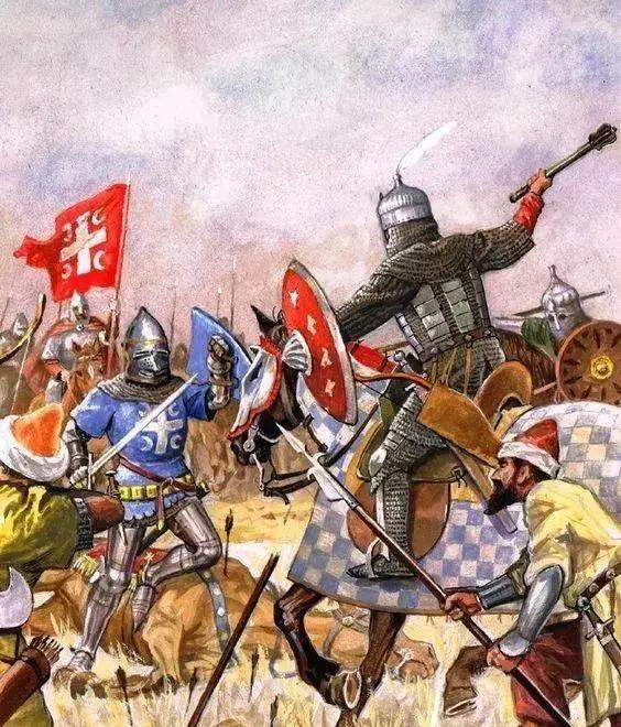 法國騎士在奧斯曼多兵種合圍下慘敗