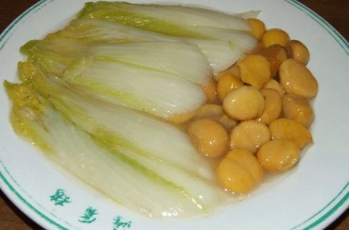 栗子燴白菜