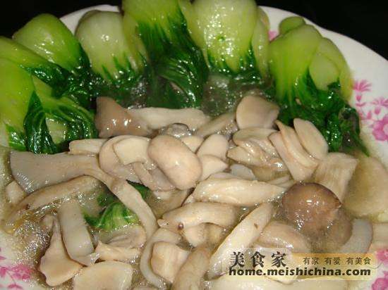 菜心燴雙菇