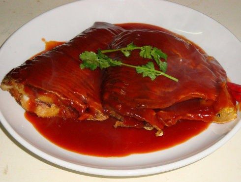 番茄澆汁魚 番茄澆汁魚