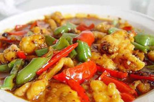 炒蔥椒雞 炒蔥椒雞