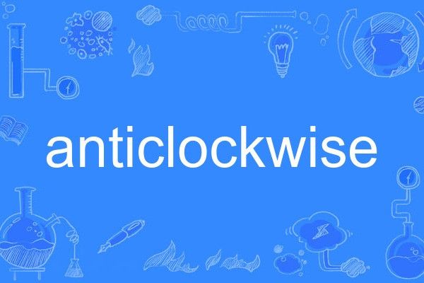 anticlockwise anticlockwise