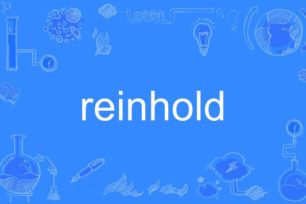 reinhold reinhold