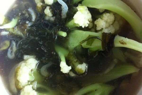 生菜紫菜湯