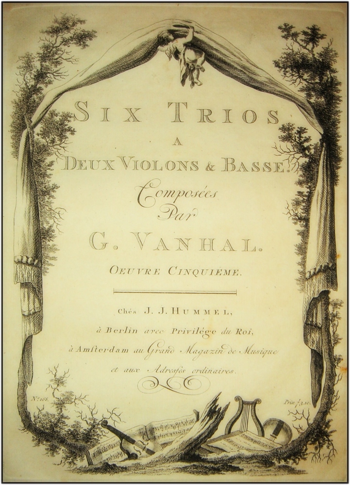 Johann Baptist Vanhal, 6 Trios