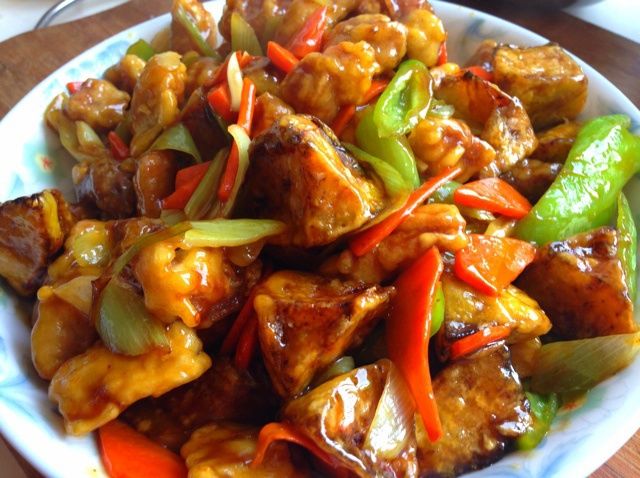 溜肉段燒茄子 溜肉段燒茄子
