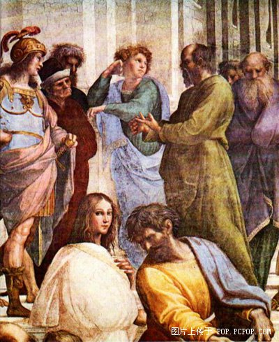 蘇格拉底經常與路人辯論，教學