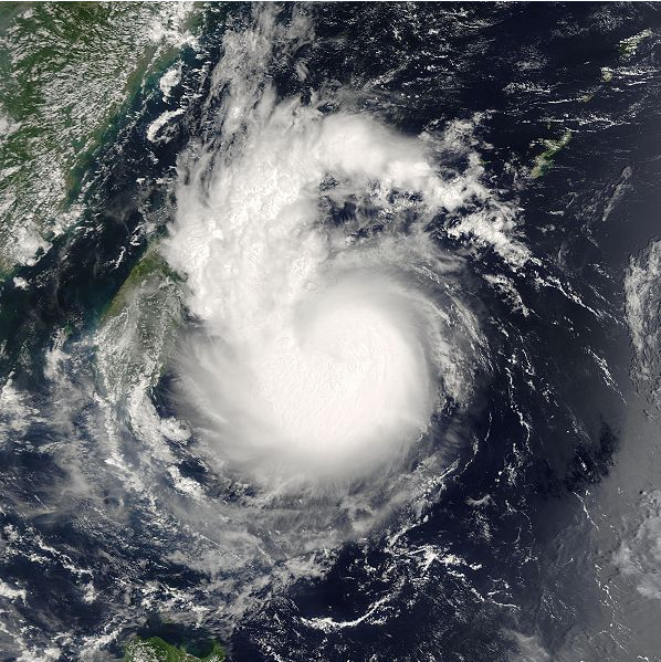 強熱帶風暴寶霞 衛星雲圖