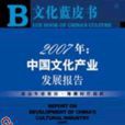 2007年：中國文化產業發展報告